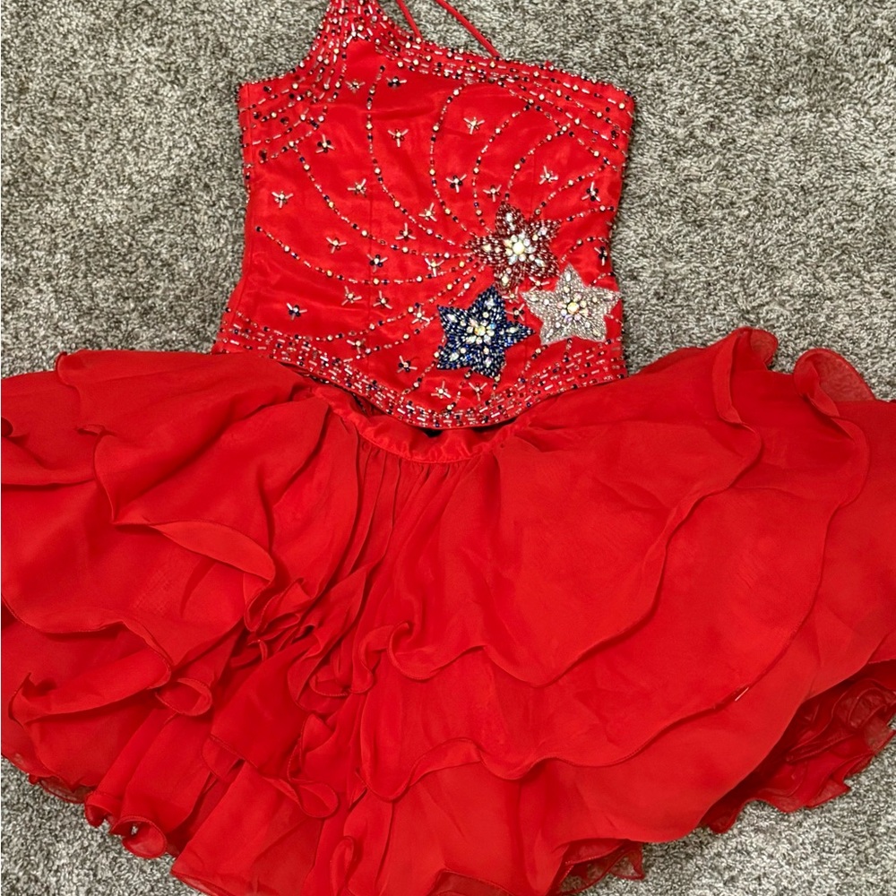 Patriotic Pageant Beauty Dress kids size 5